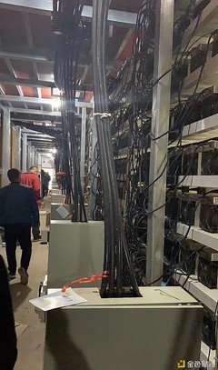 State-of-the-art mining farm hosting Monero and other cryptocurrency rigs under optimal conditions